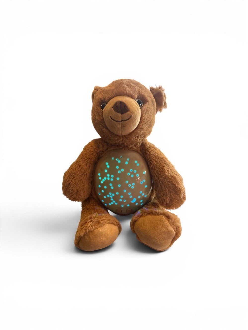Night Light w/Sound Cuddly Projector Brown Plush Bear Stuffed Animal 11"H - Picture 2 of 6